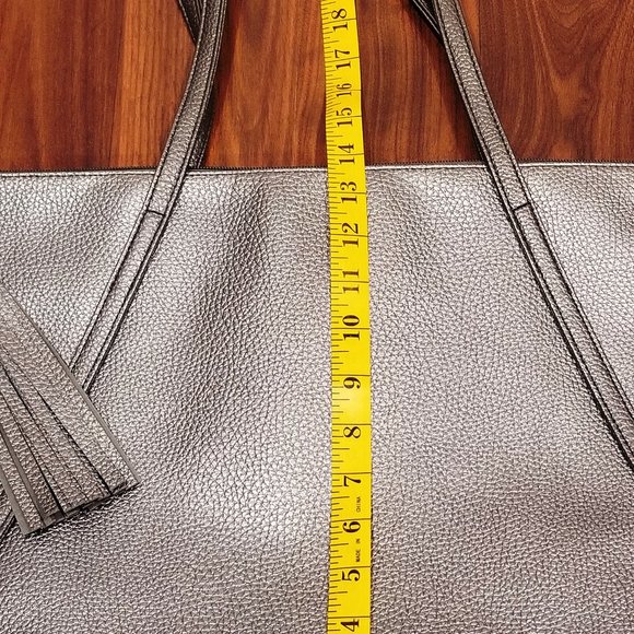 Shoulder Tote Bag, Pewter Gray in color, NWOT                         HOST PICK - Picture 7 of 10